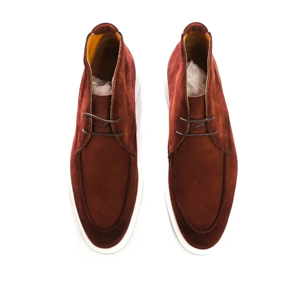 $475 MAGNANNI - Brown Suede Chukka Boots - US 9 (42EU)